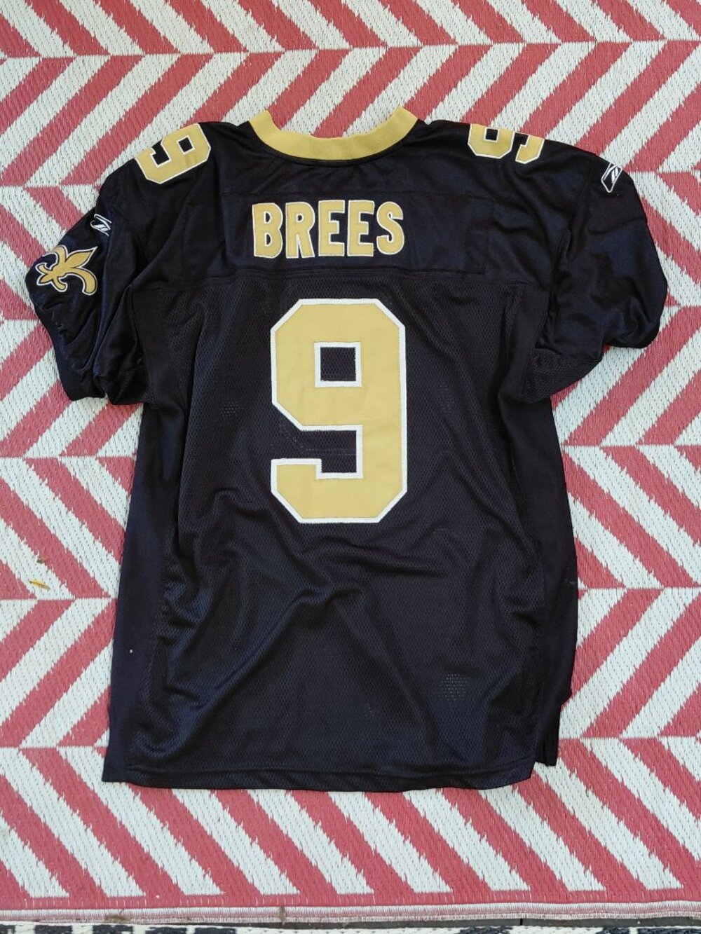 Drew Brees Reebok On Field Jersey Size 52 New Orleans Saints NFL Football